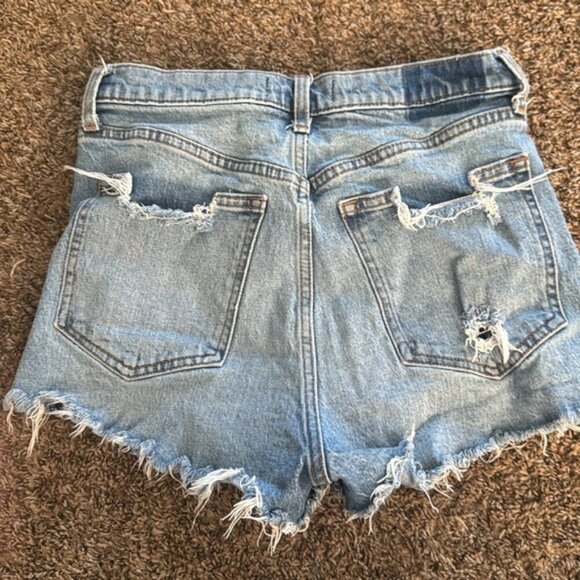 Abercrombie & Fitch High Rise Mom Shorts Size 28 / 6 - Picture 4 of 4
